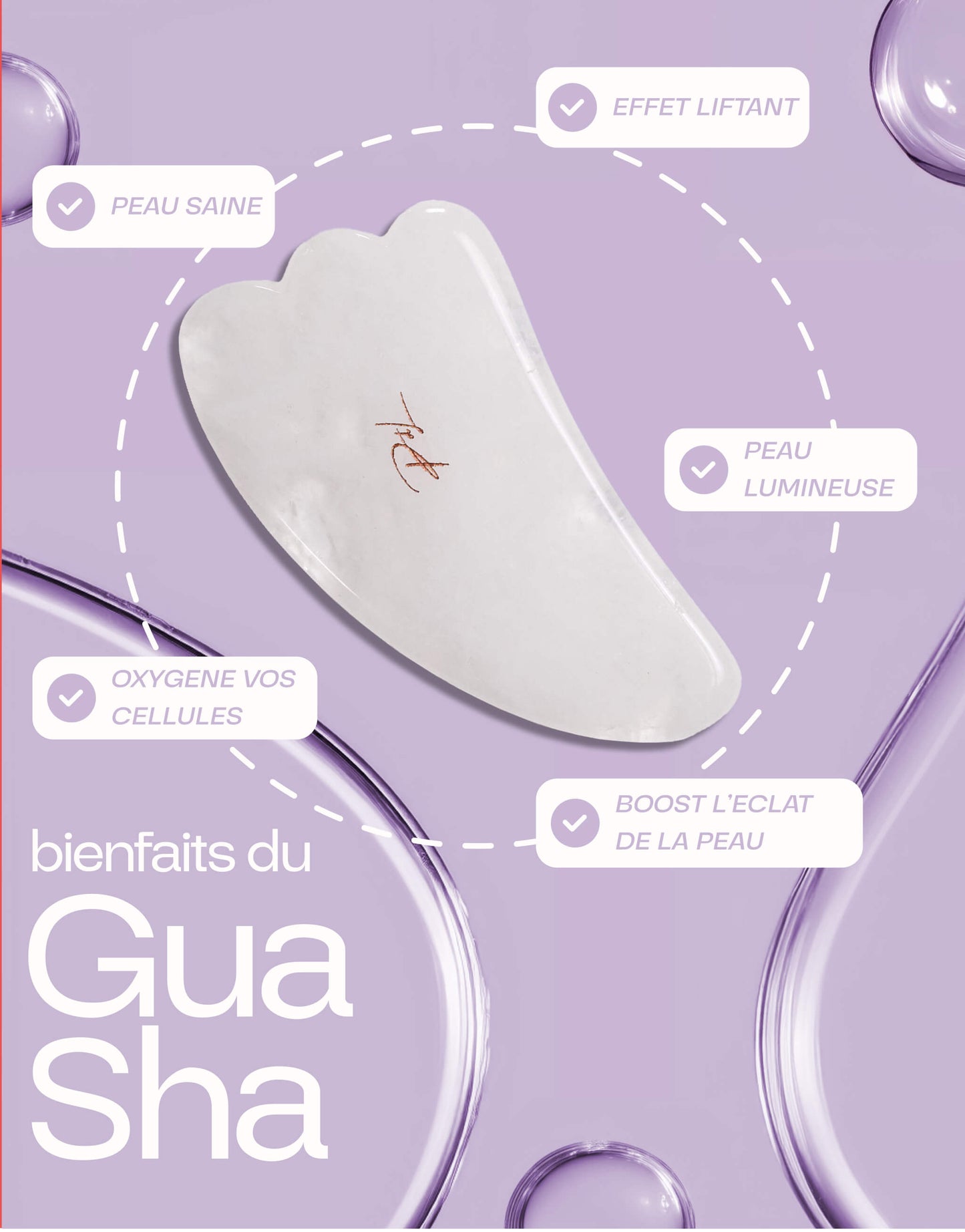 Gua Sha Corps Cristal de Roche