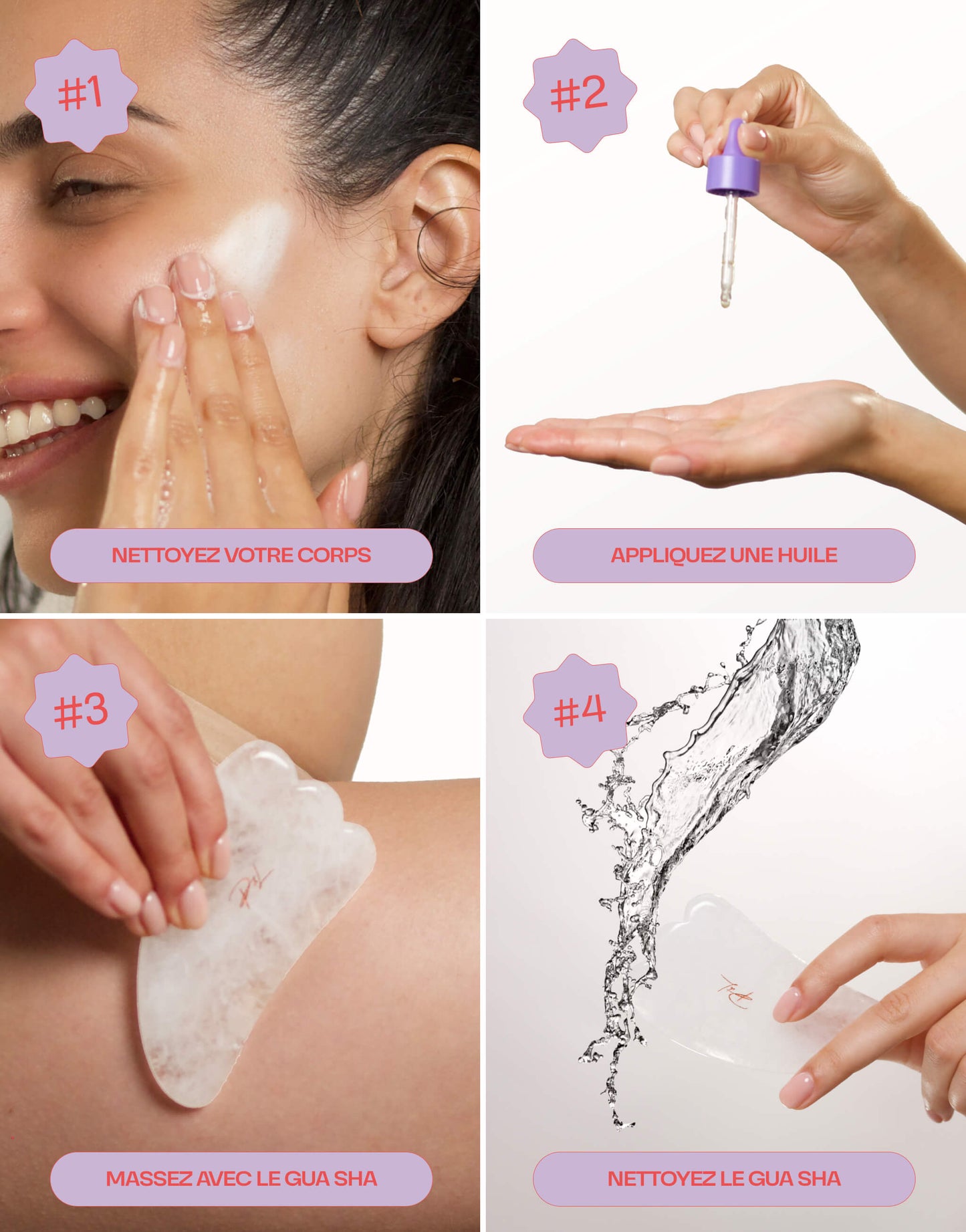 Gua Sha Corps Cristal de Roche