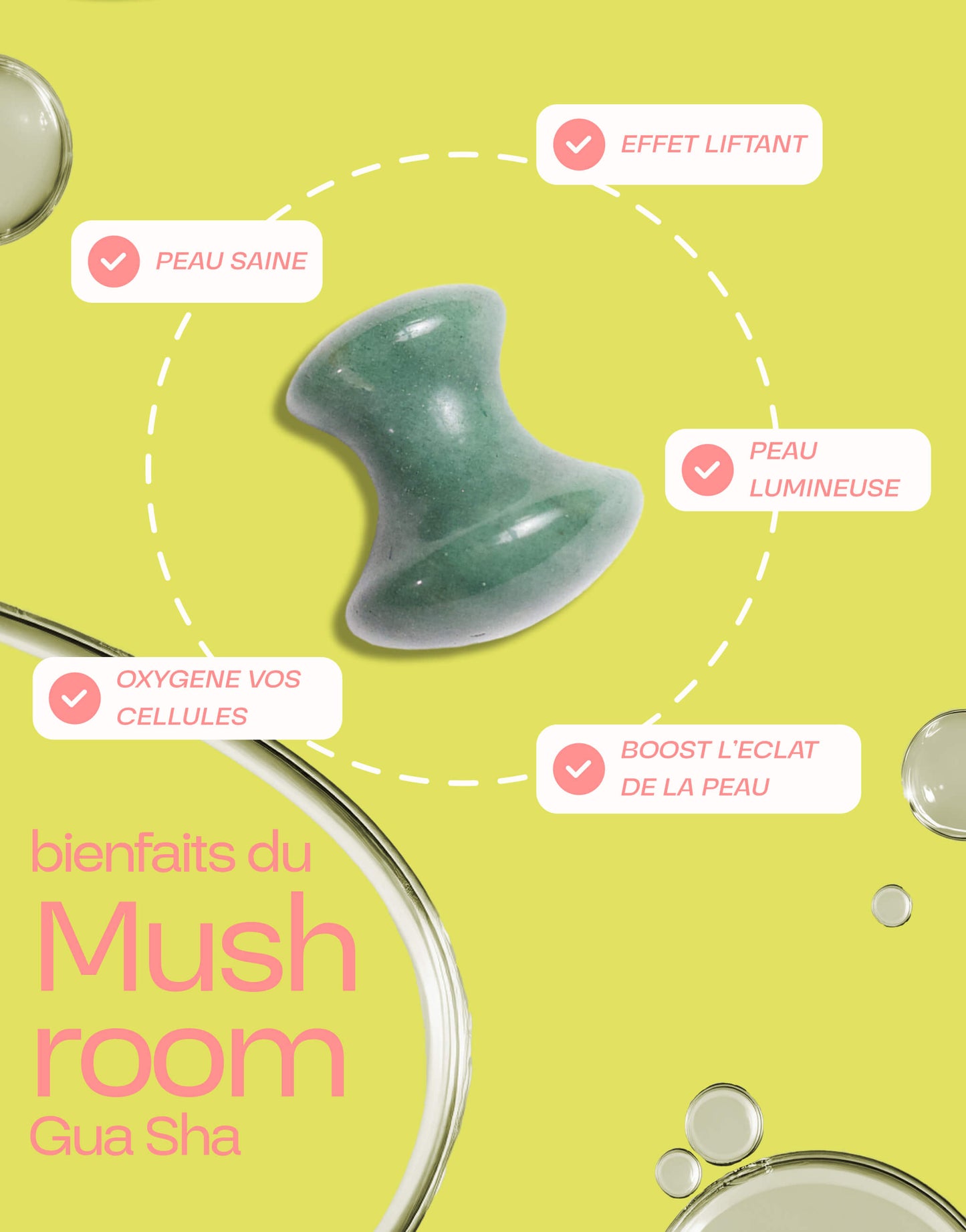 Mushroom Gua Sha Aventurine