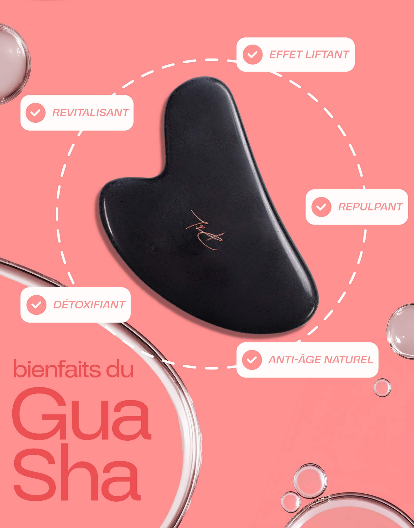 Gua Sha Obsidienne Noire