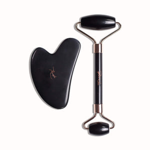 Coffret Roller & Gua Sha Obsidienne