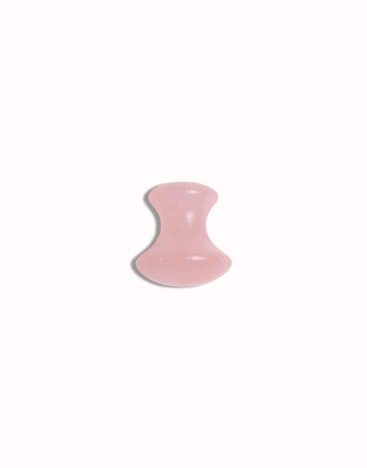 Mushroom Gua Sha Quartz Rose